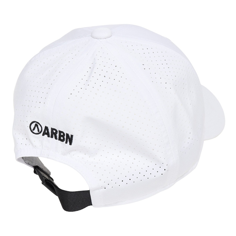 エアボーン（ARBN）（メンズ、レディース）サークル ロゴ メッシュキャップ AB2023SS-CAP002-WHT 帽子