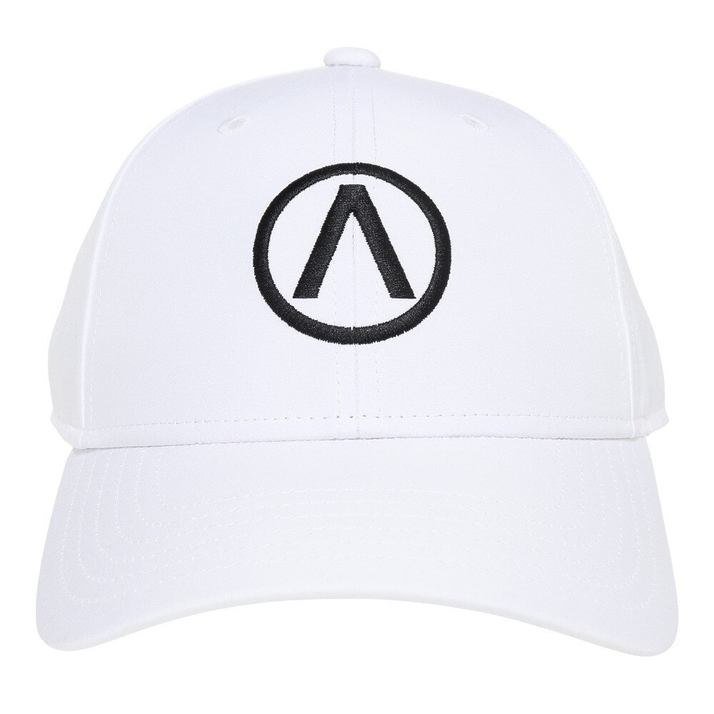 エアボーン（ARBN）（メンズ、レディース）サークル ロゴ メッシュキャップ AB2023SS-CAP002-WHT 帽子