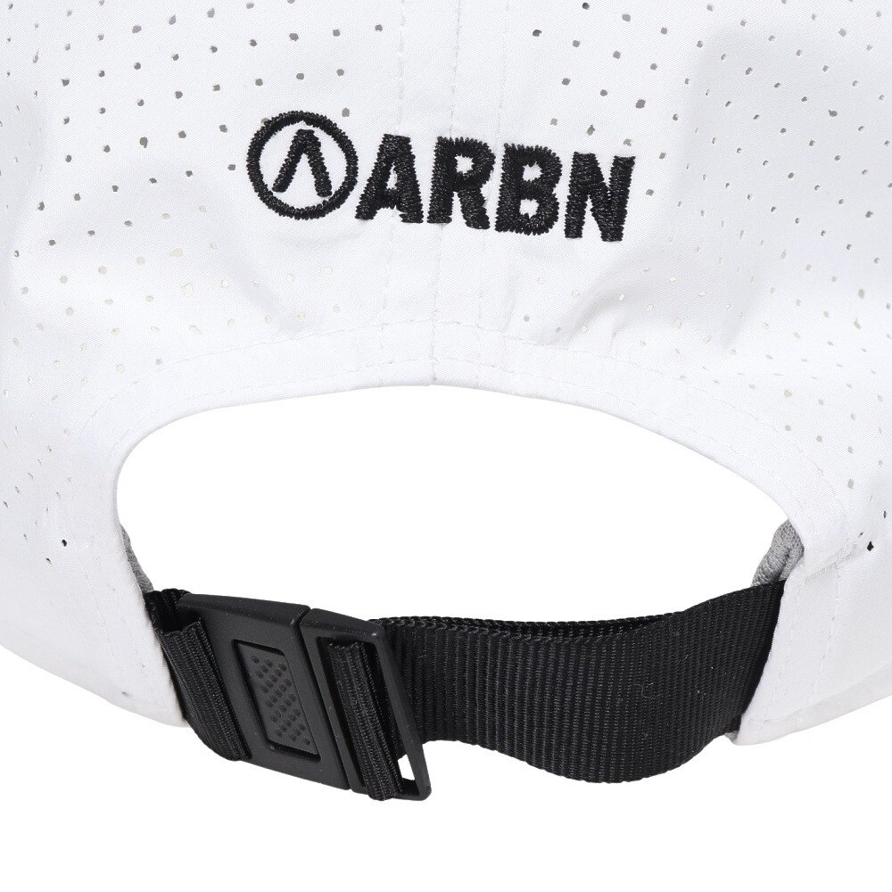 エアボーン（ARBN）（メンズ、レディース）サークル ロゴ メッシュキャップ AB2023SS-CAP002-WHT 帽子