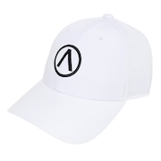 エアボーン（ARBN）（メンズ、レディース）サークル ロゴ メッシュキャップ AB2023SS-CAP002-WHT 帽子