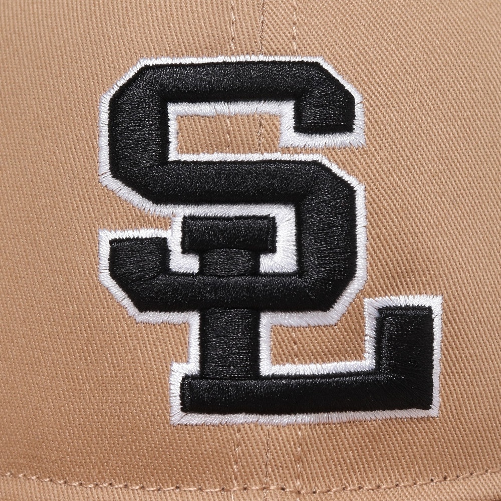 スライド（SLYDE）（メンズ、レディース）ロゴ プレカーブ キャップ SL2023SS-CAP001-BEG 帽子