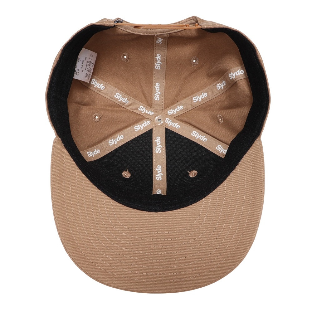 スライド（SLYDE）（メンズ、レディース）ロゴ プレカーブ キャップ SL2023SS-CAP001-BEG 帽子