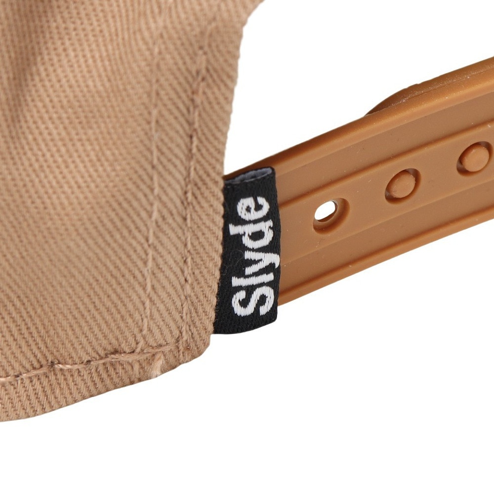 スライド（SLYDE）（メンズ、レディース）ロゴ プレカーブ キャップ SL2023SS-CAP001-BEG 帽子