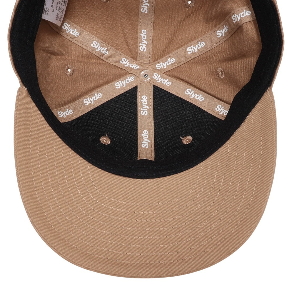スライド（SLYDE）（メンズ、レディース）ロゴ プレカーブ キャップ SL2023SS-CAP001-BEG 帽子