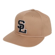 スライド（SLYDE）（メンズ、レディース）ロゴ プレカーブ キャップ SL2023SS-CAP001-BEG 帽子