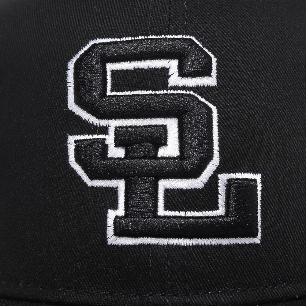 スライド（SLYDE）（メンズ、レディース）ロゴ プレカーブ キャップ SL2023SS-CAP001-BLK 帽子