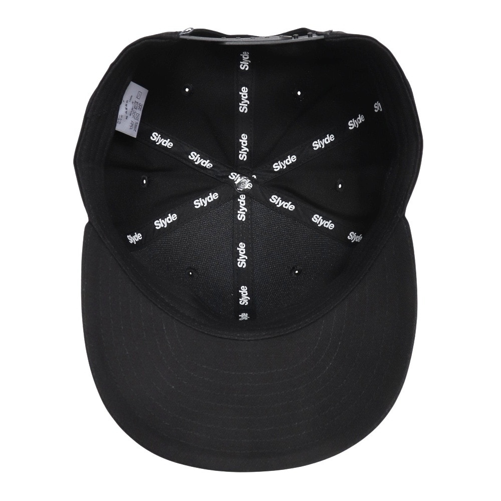 スライド（SLYDE）（メンズ、レディース）ロゴ プレカーブ キャップ SL2023SS-CAP001-BLK 帽子