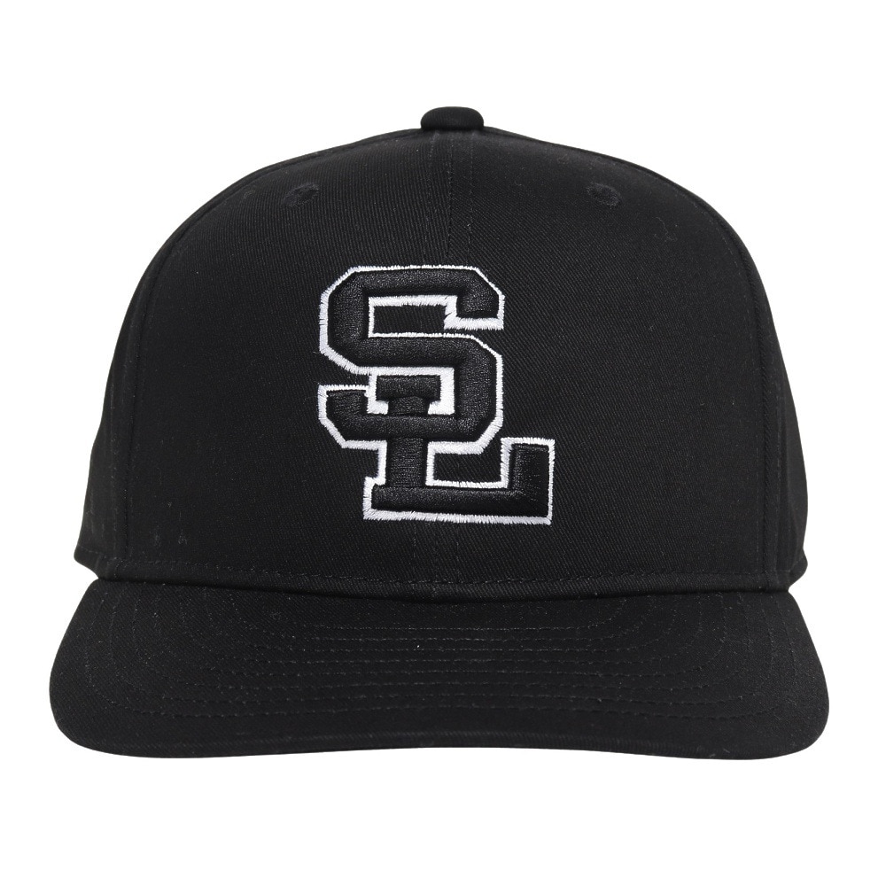 スライド（SLYDE）（メンズ、レディース）ロゴ プレカーブ キャップ SL2023SS-CAP001-BLK 帽子