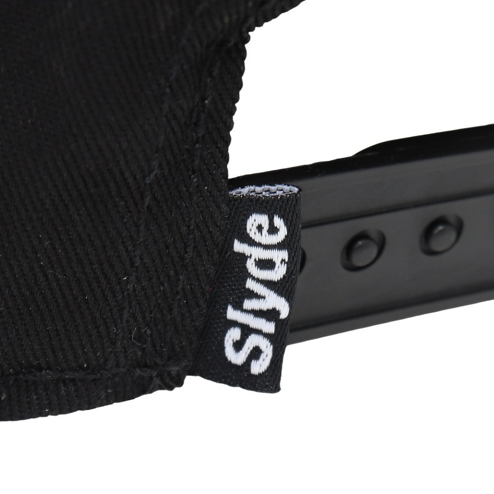 スライド（SLYDE）（メンズ、レディース）ロゴ プレカーブ キャップ SL2023SS-CAP001-BLK 帽子