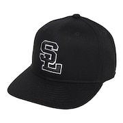 スライド（SLYDE）（メンズ、レディース）ロゴ プレカーブ キャップ SL2023SS-CAP001-BLK 帽子