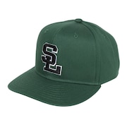 スライド（SLYDE）（メンズ、レディース）ロゴ プレカーブ キャップ SL2023SS-CAP001-GRN 帽子