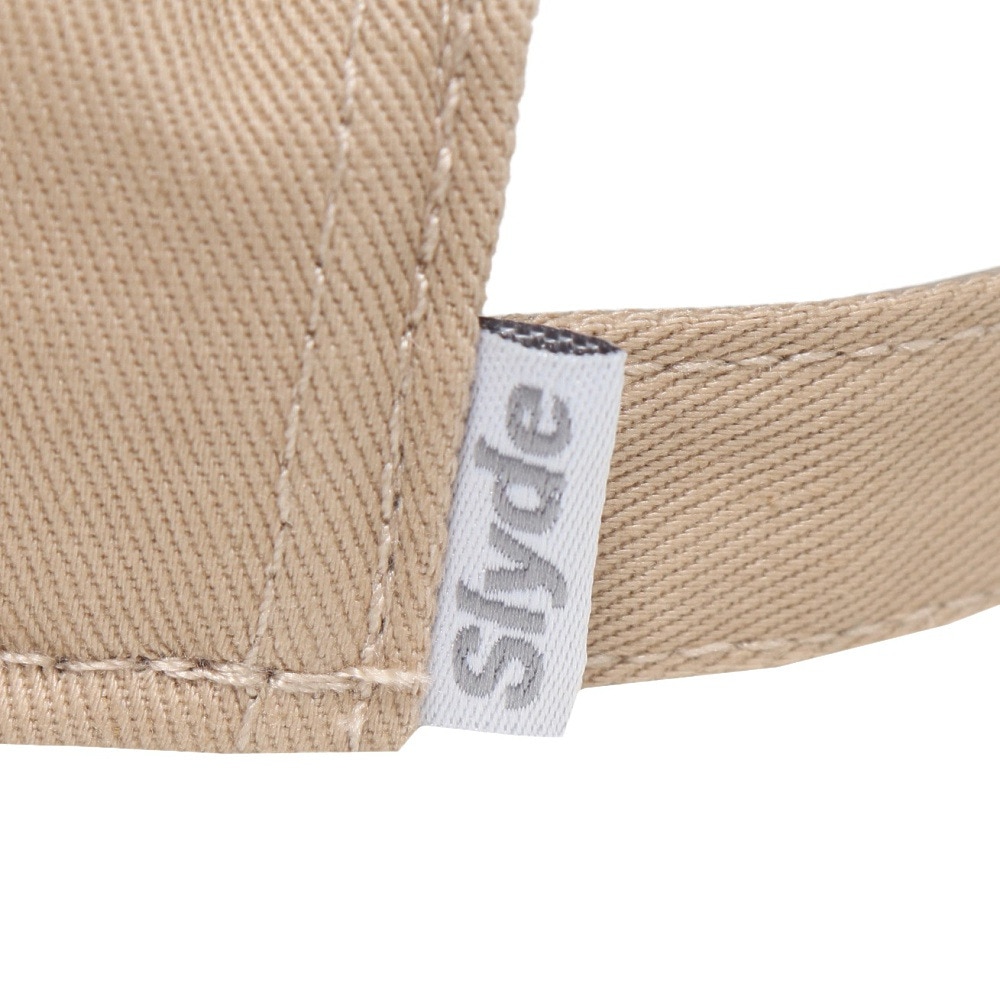 スライド（SLYDE）（メンズ、レディース）ロゴ 6パネルキャップ SL2023SS-CAP002-BEG 帽子