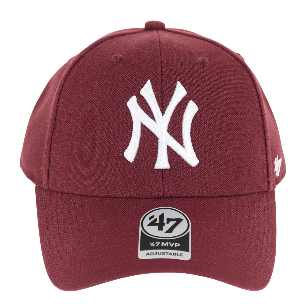 フォーティーセブン ブランド（47 Brand）（メンズ）ヤンキース キャップ 47 MVP ダークマルーン B-MVP17WBV-KMA