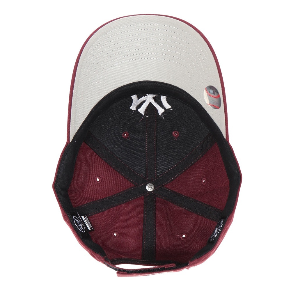 フォーティーセブン ブランド（47 Brand）（メンズ）ヤンキース キャップ 47 MVP ダークマルーン B-MVP17WBV-KMA