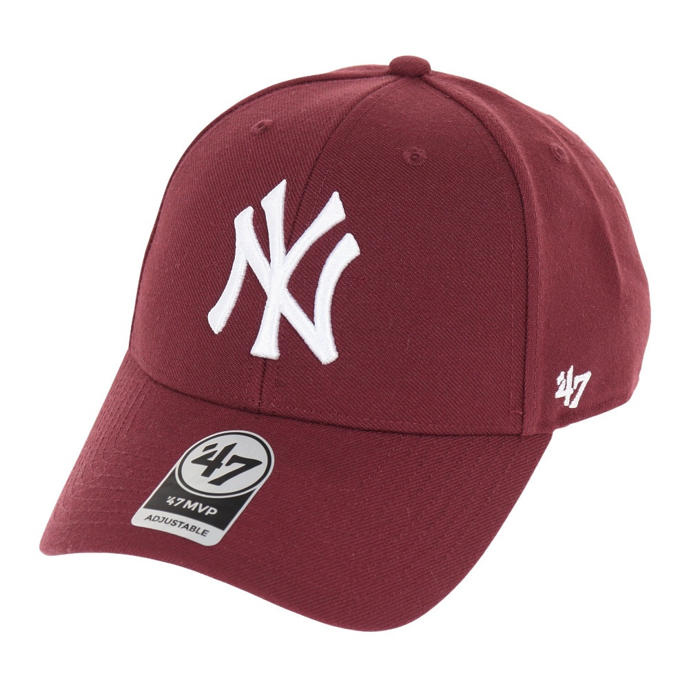 フォーティーセブン ブランド（47 Brand）（メンズ）ヤンキース キャップ 47 MVP ダークマルーン B-MVP17WBV-KMA