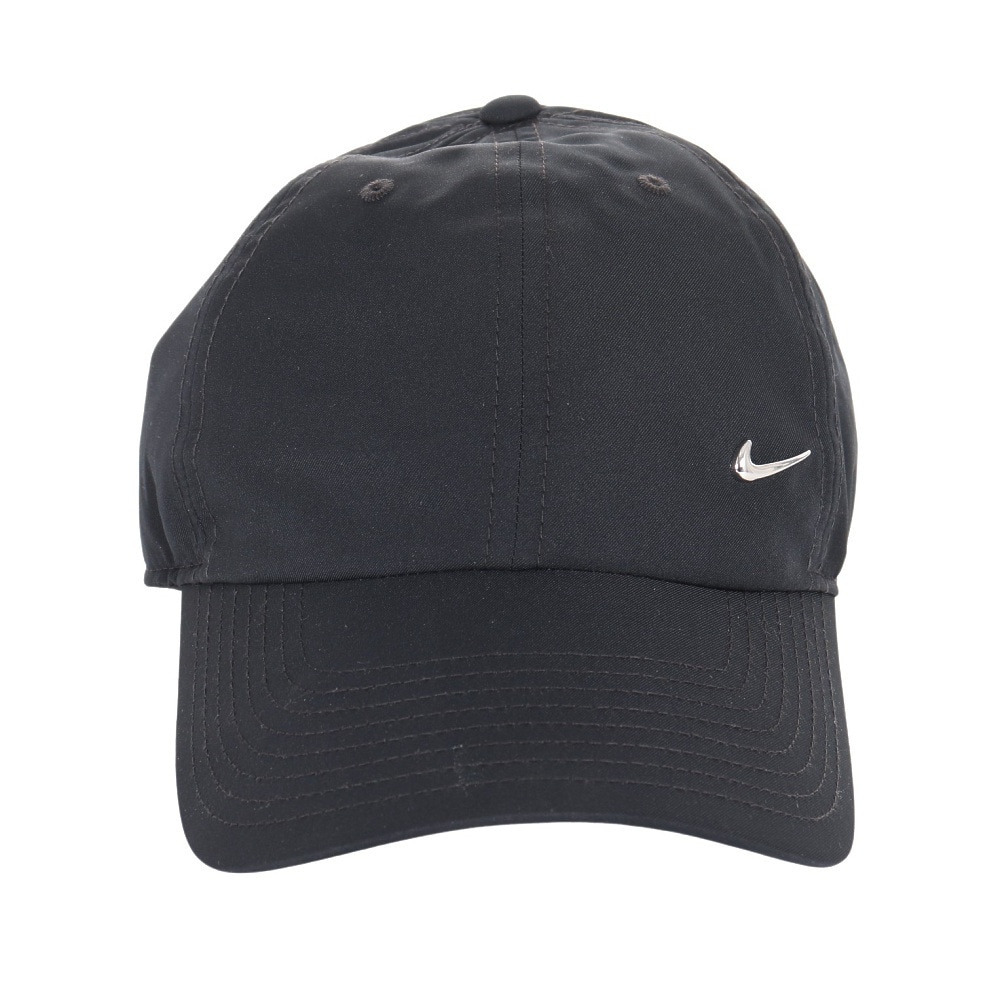 ナイキ（NIKE）（メンズ）ドライフィット クラブ CB MT スウッシュ キャップ FB5372-010 帽子 吸汗速乾 黒