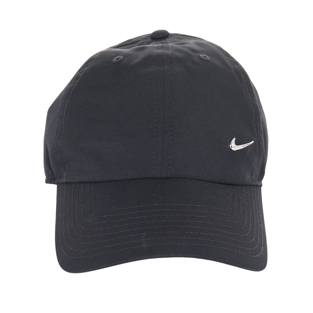 ナイキ（NIKE）（メンズ、レディース）ドライフィット クラブ CB MT スウッシュ キャップ FB5372-010 帽子 吸汗速乾