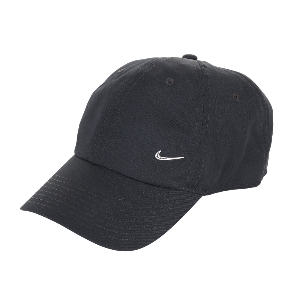 ナイキ（NIKE）（メンズ）ドライフィット クラブ CB MT スウッシュ キャップ FB5372-010 帽子 吸汗速乾 黒