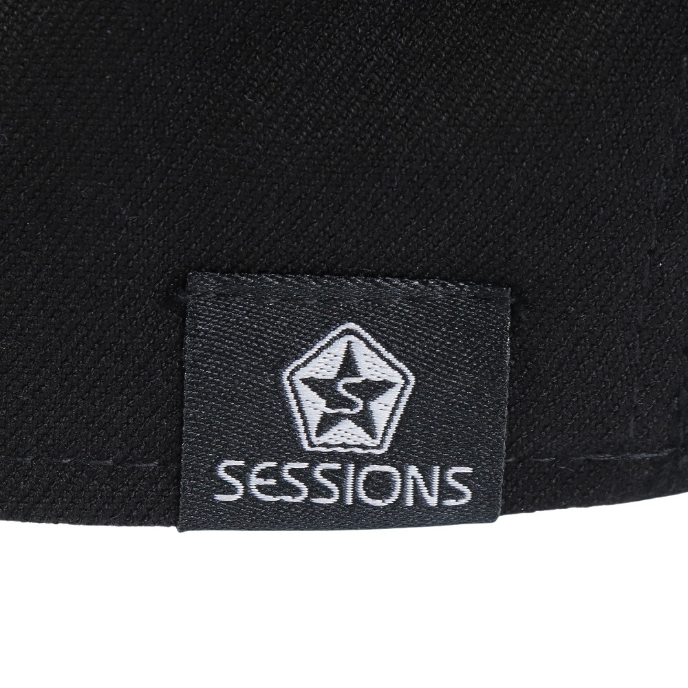 セッションズ（SESSIONS）（メンズ）ロゴ プレカーブキャップ 23080257 BKXWH 帽子 大きいサイズ