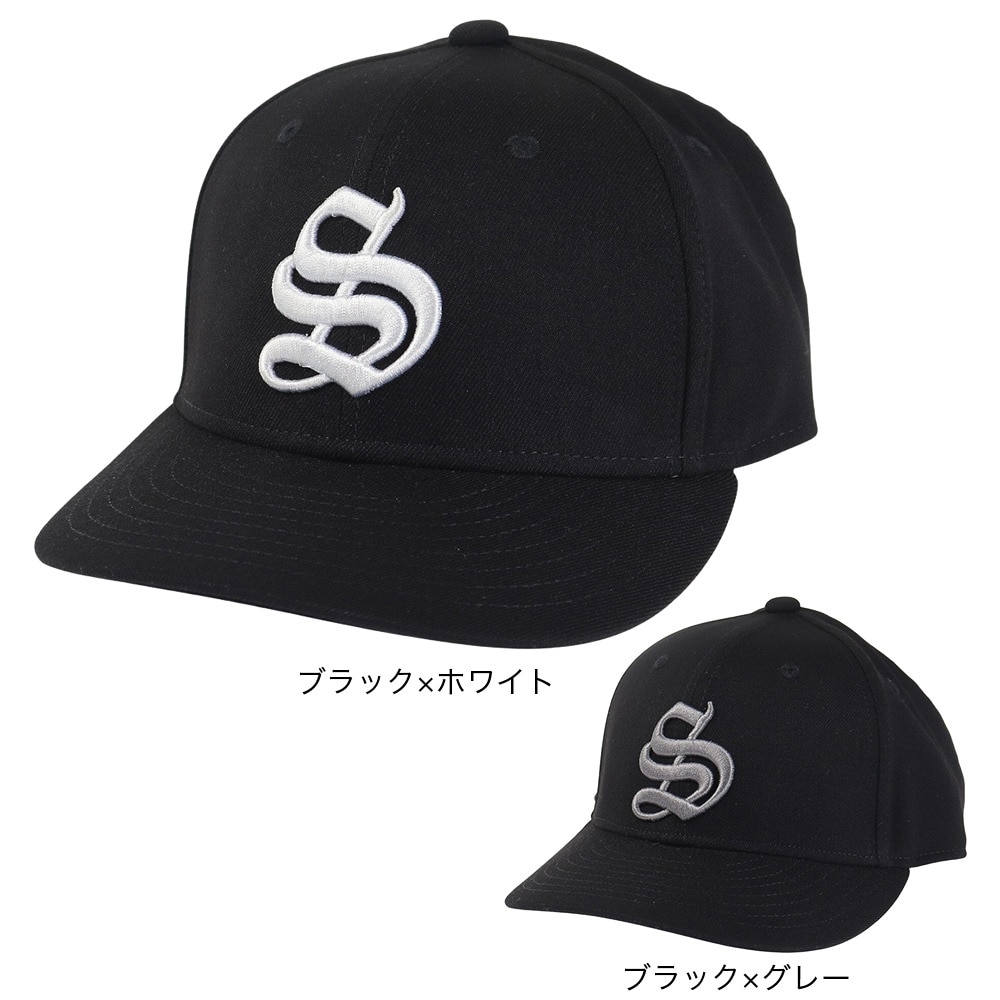 セッションズ（SESSIONS）（メンズ）ロゴ プレカーブキャップ