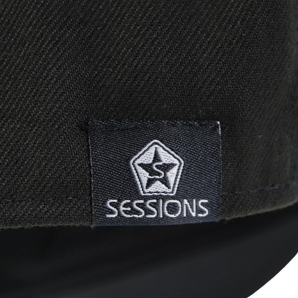 セッションズ（SESSIONS）（メンズ）ベーシック プレカーブキャップ 23080258 BKXWH 帽子