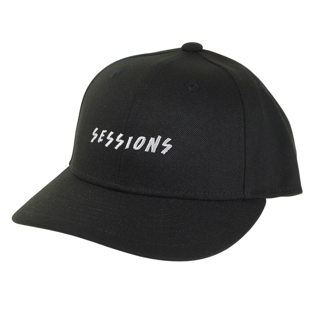 セッションズ（SESSIONS）（メンズ）ベーシック プレカーブキャップ 23080258 BKXWH 帽子