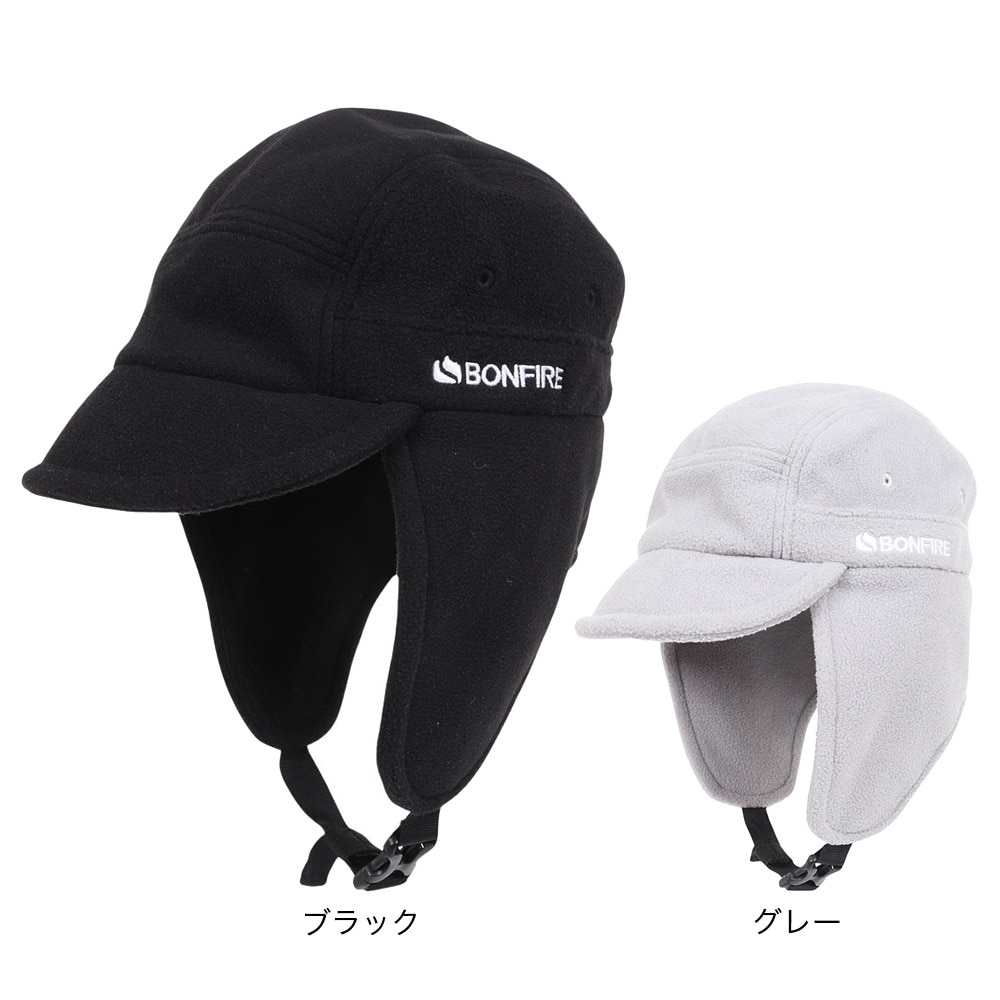 ボンファイア（Bonfire）（メンズ、レディース）イヤーカバージェットキャップ 20BNF3FST2301 BLK