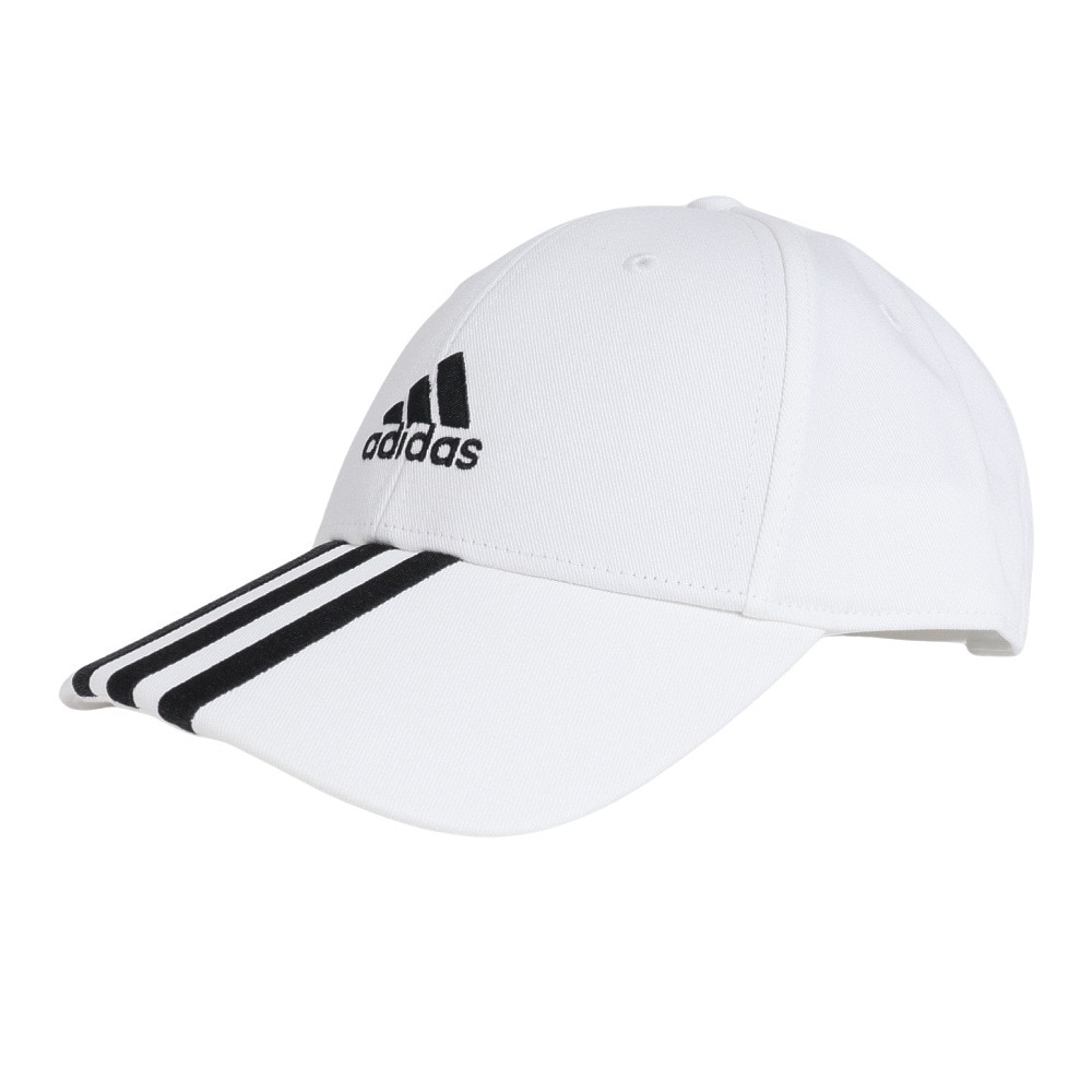 アディダス（adidas）（メンズ、レディース）スリーストライプス コットンツイル ベースボールキャップ DKH29-II3509 帽子