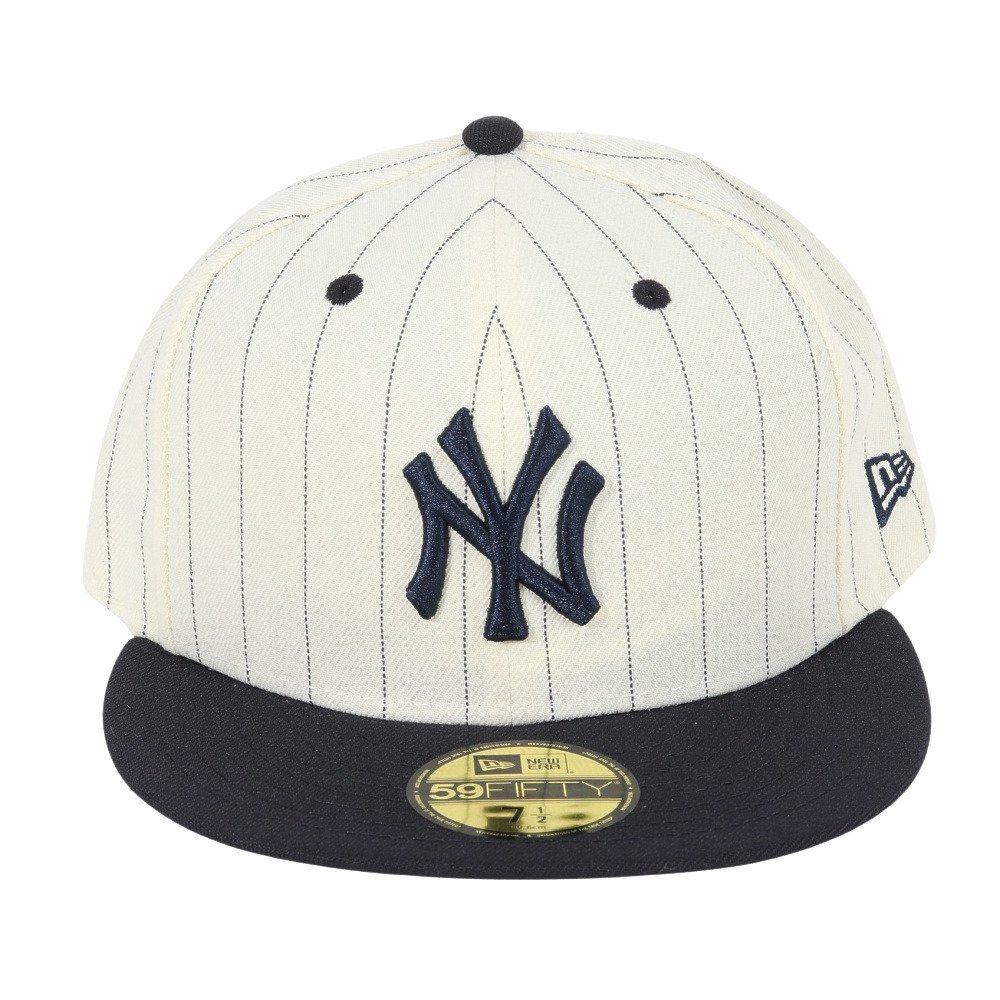 ニューエラ（NEW ERA）（メンズ、レディース）キャップ 59FIFTY ピンストライプ ニューヨーク・ヤンキース 13751130 MLB