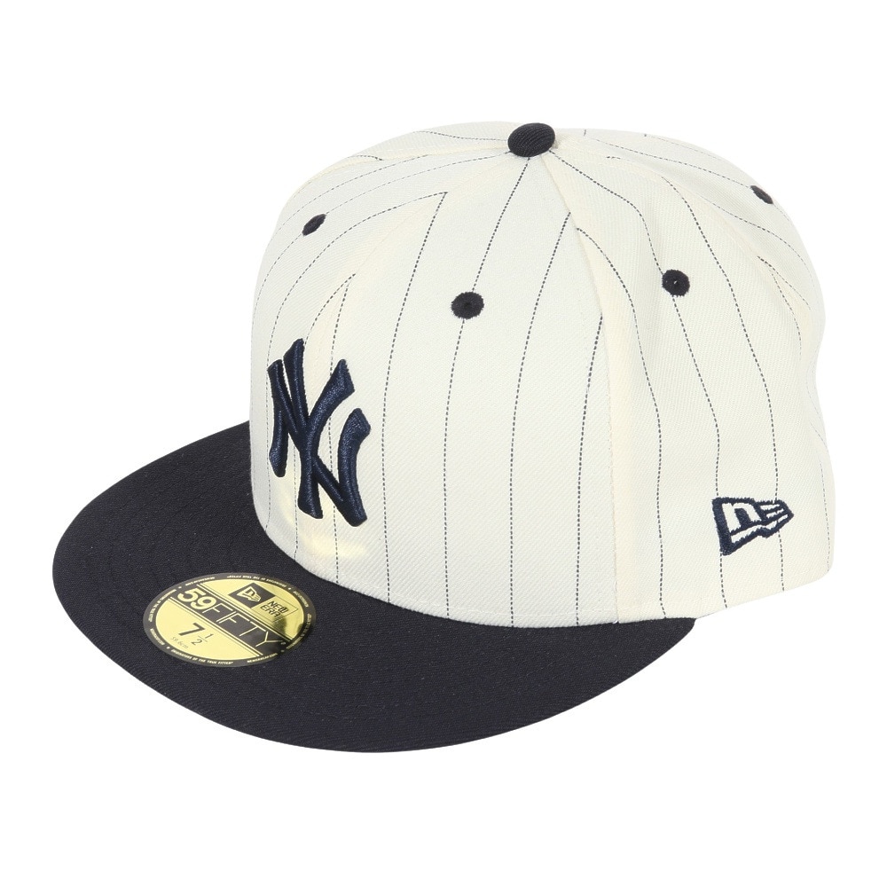 ニューエラ（NEW ERA）（メンズ、レディース）キャップ 59FIFTY ピンストライプ ニューヨーク・ヤンキース 13751130