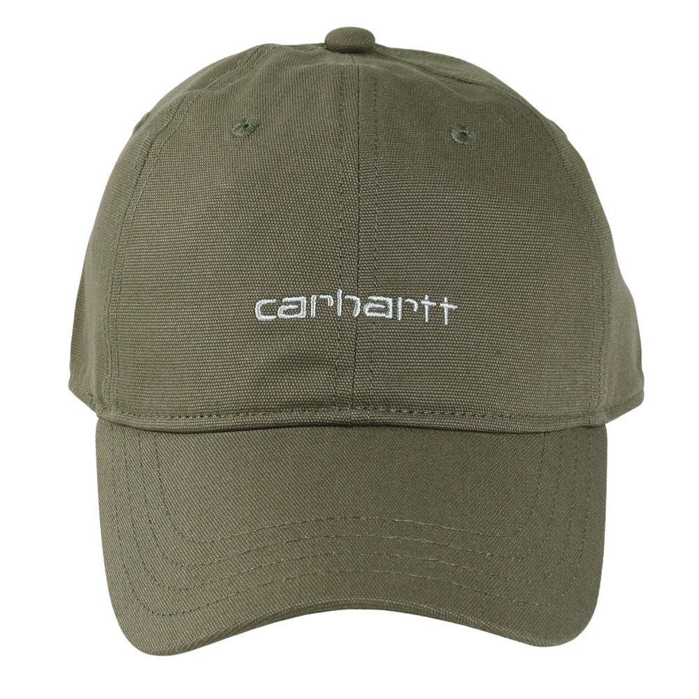 カーハート（CARHARTT）（メンズ）キャンバススクリプトキャップ I0288761R8XX23FW 帽子
