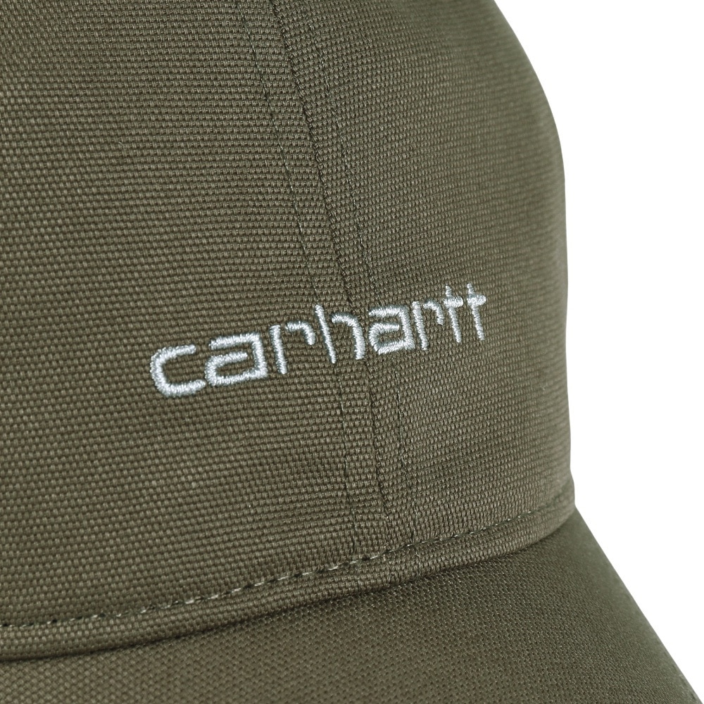 カーハート（CARHARTT）（メンズ）キャンバススクリプトキャップ I0288761R8XX23FW 帽子