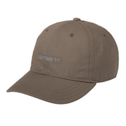 カーハート（CARHARTT）（メンズ）キャンバススクリプトキャップ I0288761R8XX23FW 帽子