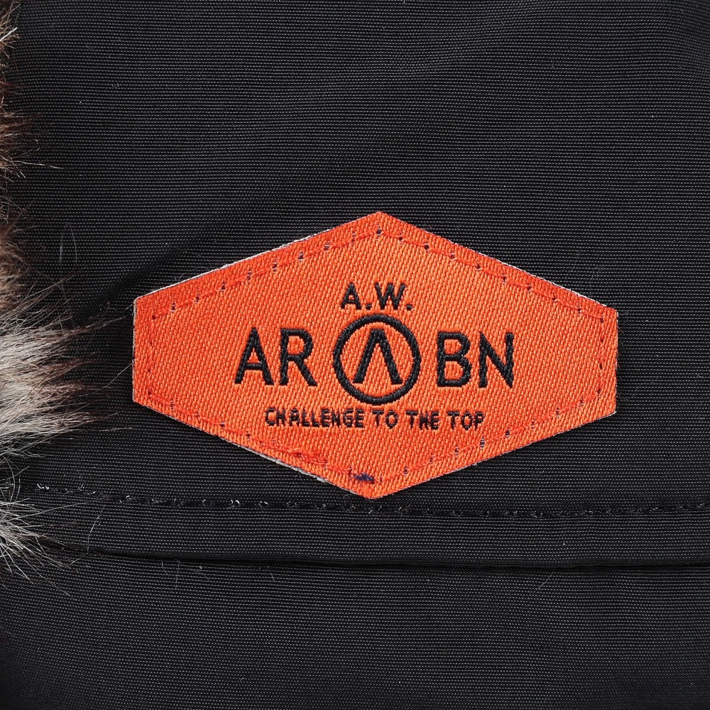 エアボーン（ARBN）（メンズ）WP パイロットキャップ AR23FW-CAP006BLK フライトキャップ 帽子
