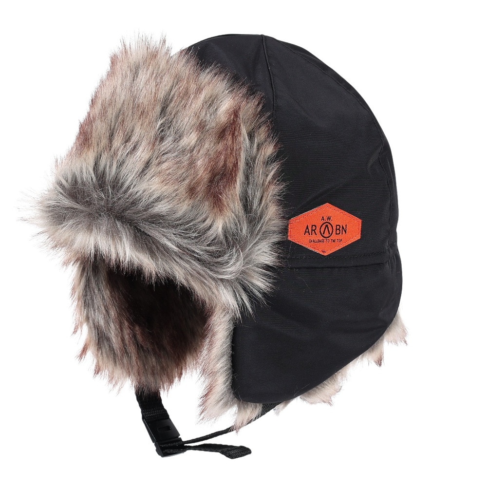 エアボーン（ARBN）（メンズ）WP パイロットキャップ AR23FW-CAP006BLK フライトキャップ 帽子