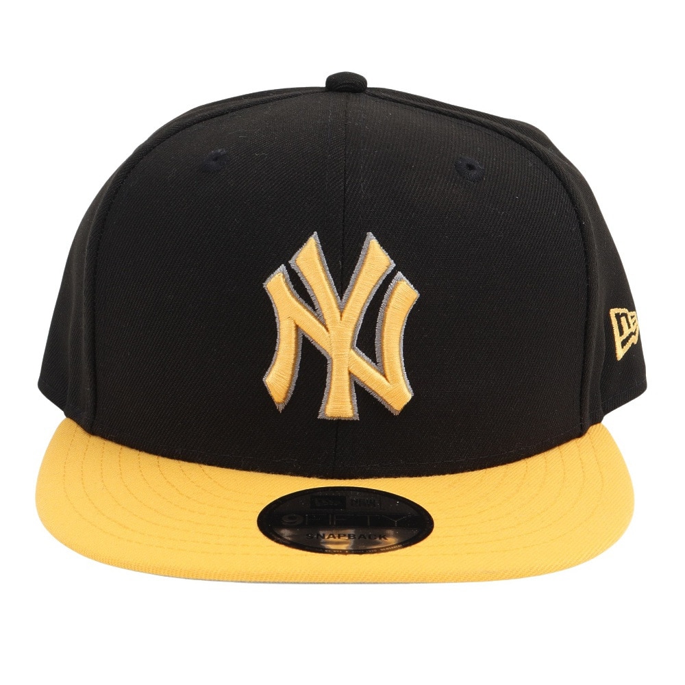 ニューエラ（NEW ERA）（メンズ）帽子 キャップ 950 CTO ニューヨーク ヤンキース 黒×黄 57-61cm 14176046 スポーツキャップ ランニングキャップ
