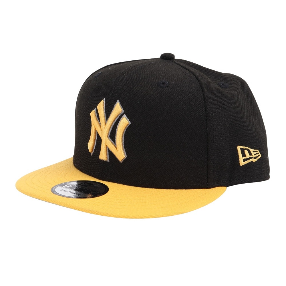 ニューエラ（NEW ERA）（メンズ）帽子 キャップ 950 CTO ニューヨーク ヤンキース 黒×黄 57-61cm 14176046 スポーツキャップ ランニングキャップ