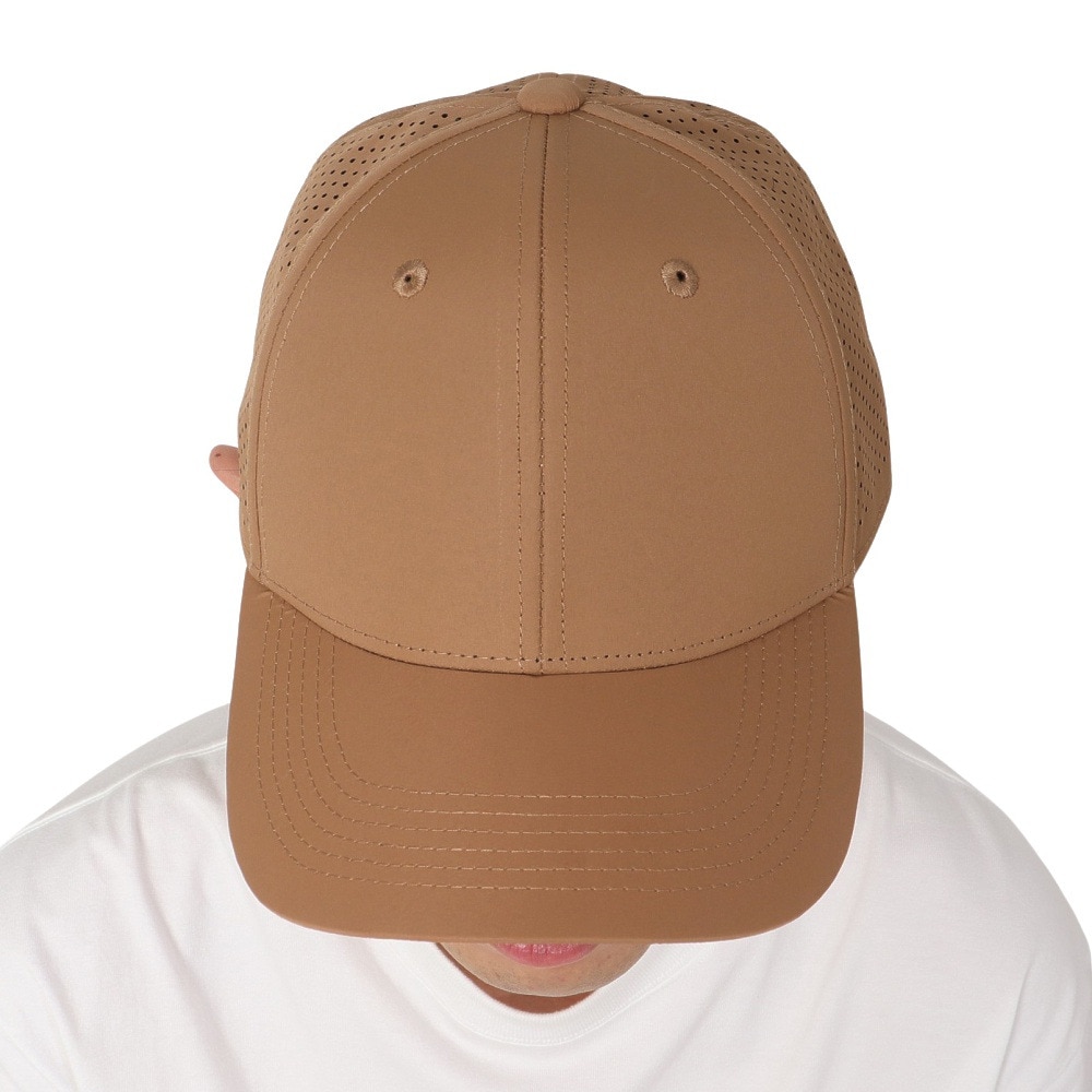 ヤックパック（YAK PAK）（メンズ）BIGレーザーカット メッシュキャップ YAK-PAK-24S002 BEG 熱中症対策