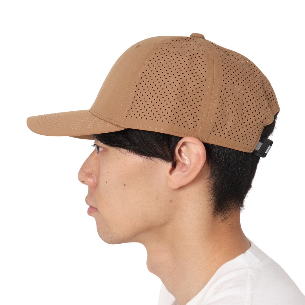 ヤックパック（YAK PAK）（メンズ）BIGレーザーカット メッシュキャップ YAK-PAK-24S002 BEG 熱中症対策
