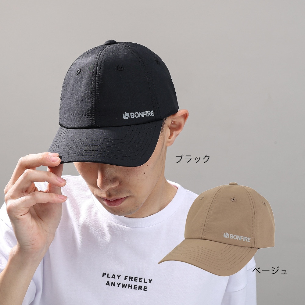 ボンファイア（Bonfire）（メンズ、レディース）ロゴベーシック キャップ 20BNF4SST2323 BEG