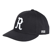 (メンズ、レディース)ROUNDNESS-R ロゴキャップ RZ20ST24SS0037 BKXWH