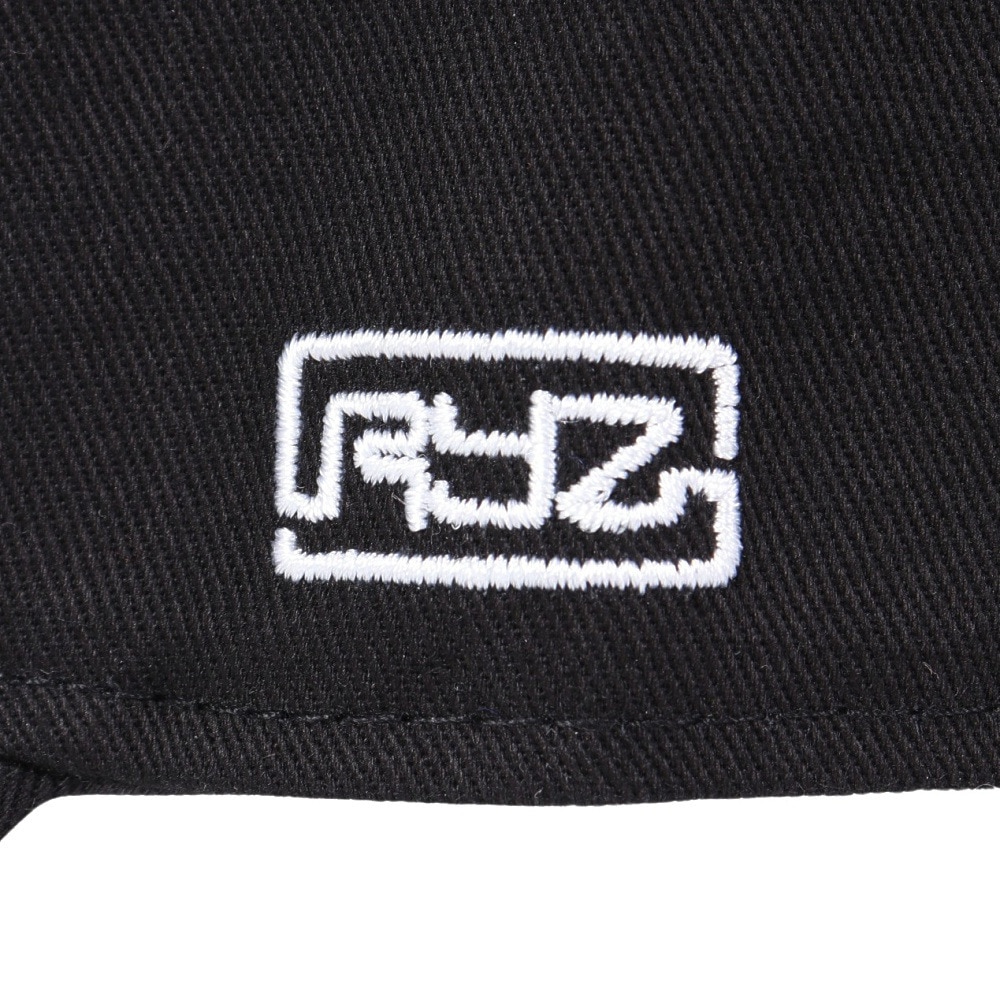ライズ（RYZ）（メンズ、レディース）POINTED-R ロゴキャップ RZ20ST24SS0038 BLK 大きいサイズ