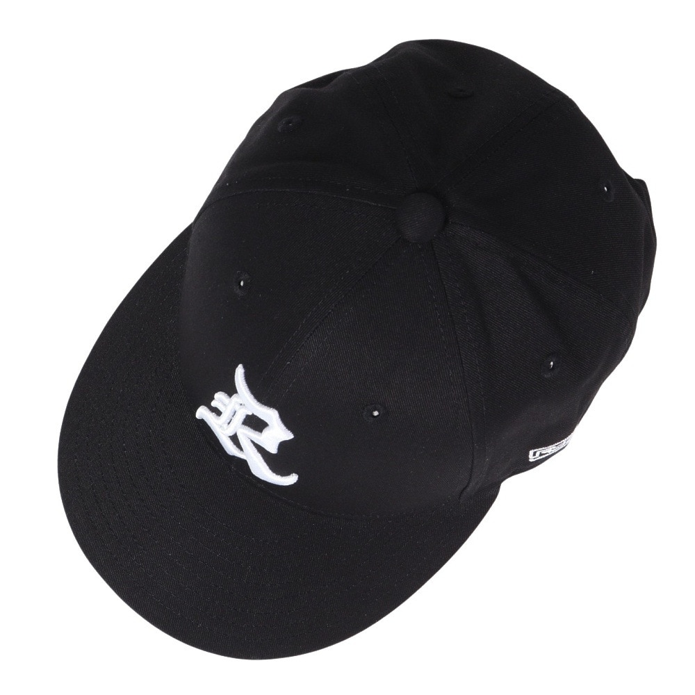 ライズ（RYZ）（メンズ、レディース）POINTED-R ロゴキャップ RZ20ST24SS0038 BLK 大きいサイズ