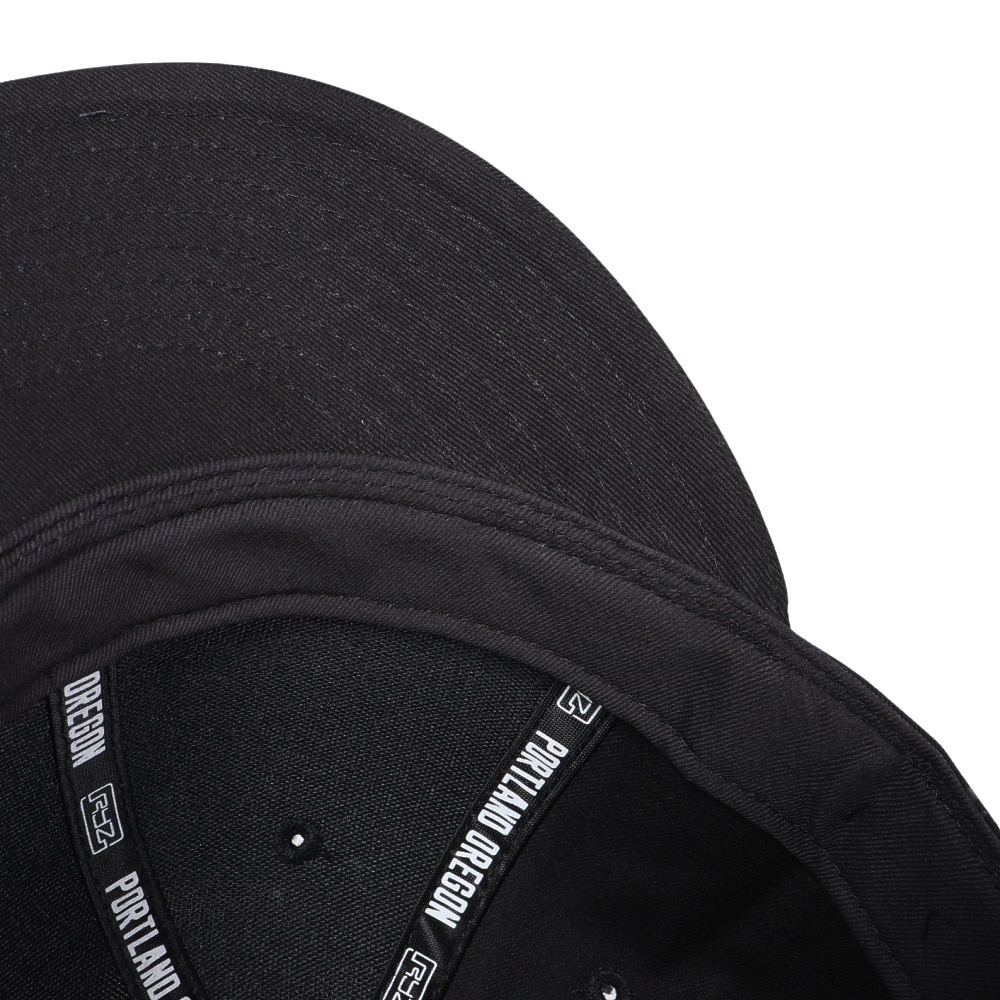 ライズ（RYZ）（メンズ、レディース）POINTED-R ロゴキャップ RZ20ST24SS0038 BLK 大きいサイズ