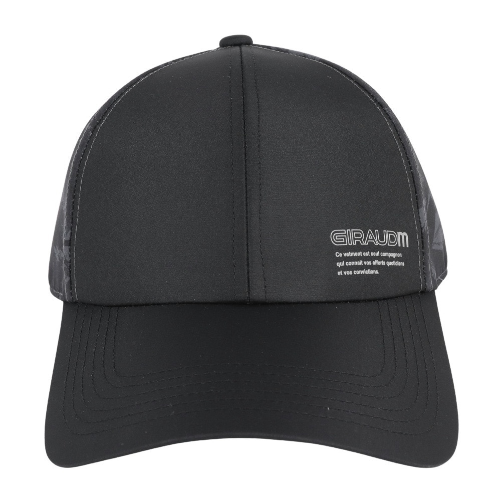 ジローム（GIRAUDM）（メンズ）ロングバイザー ランキャップ CP4S0002-WA897-GRST BLK 冷感 吸汗速乾
