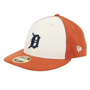 (メンズ、レディース)帽子 キャップ LP 59FIFTY MLB 2-Tone デトロイト・タイガース クロームホワイト/ラストオレンジ M-L 14109466