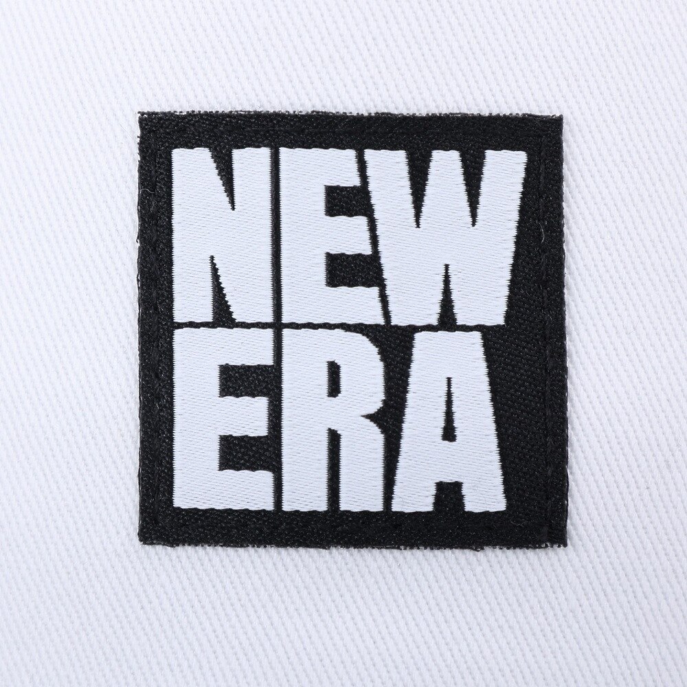 ニューエラ（NEW ERA）（メンズ、レディース）9FORTY A-Frame トラッカー スクエアニューエラ ウーブンパッチ キャップ ホワイト/ブラック 14109670