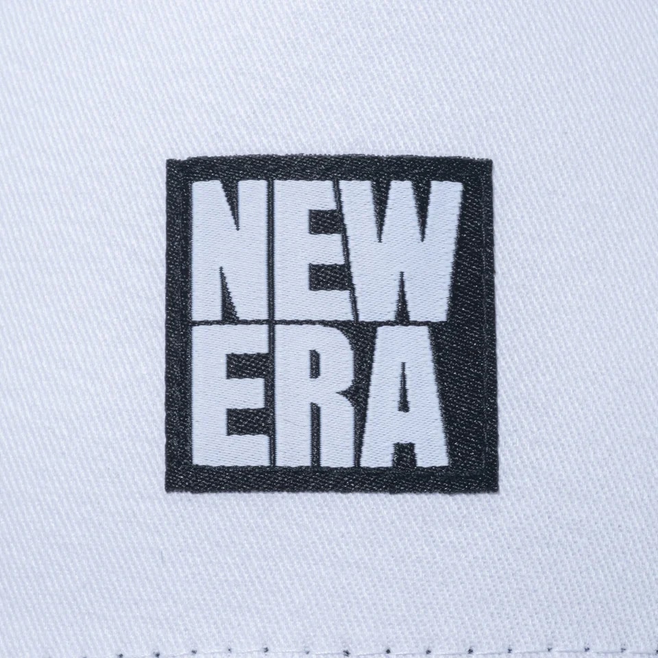 ニューエラ（NEW ERA）（メンズ、レディース）9FORTY A-Frame トラッカー スクエアニューエラ ウーブンパッチ キャップ ホワイト/ブラック 14109670
