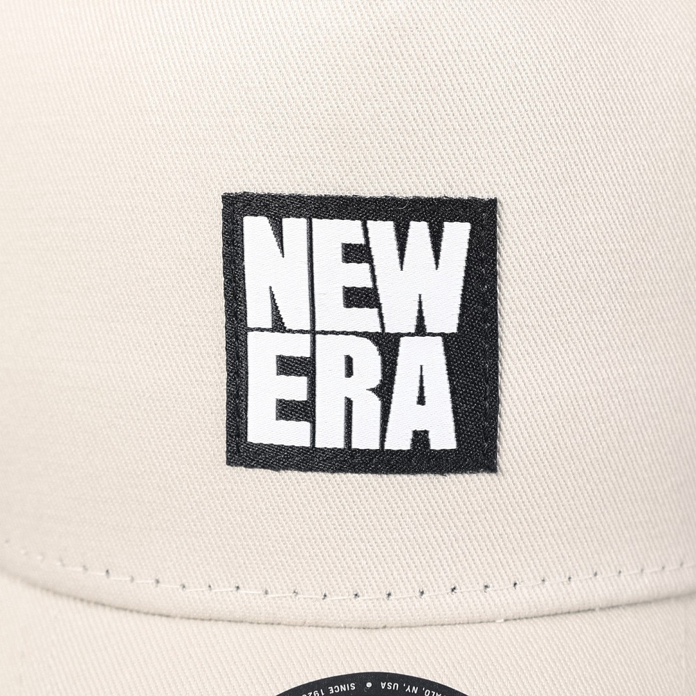 ニューエラ（NEW ERA）（メンズ、レディース）9FORTY A-Frame トラッカー スクエアニューエラ ウーブンパッチ キャップ ストーン 14109672 大きいサイズ