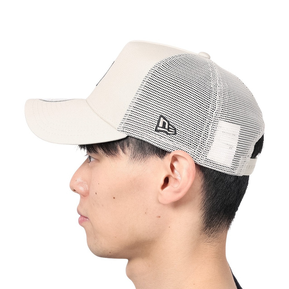 ニューエラ（NEW ERA）（メンズ、レディース）9FORTY A-Frame トラッカー スクエアニューエラ ウーブンパッチ キャップ ストーン 14109672 大きいサイズ